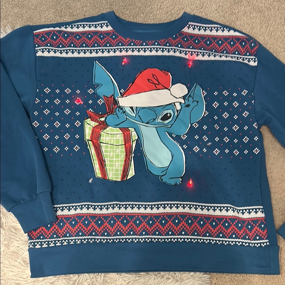 Light Up LILO Christmas Sweater 💡